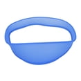 thumbnail image 1 of Hair Cutting Guide Washable Improve Efficiency Silicone Neckline Trimming Template for Home Use Blue, 1 of 14