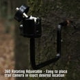 thumbnail image 7 of AOOOWER Heavy Duty Metal Rotatable Security Camera Bracket With Resistant Coating For Wildlife Monitoring, 7 of 7