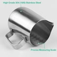 thumbnail image 6 of Milk Frothing Pitcher, ENLOY 20 oz Stainless Steel Creamer Frothing Pitcher, Perfect for Espresso Machines, Milk Frothers, Latte Art (600 ml), 6 of 8
