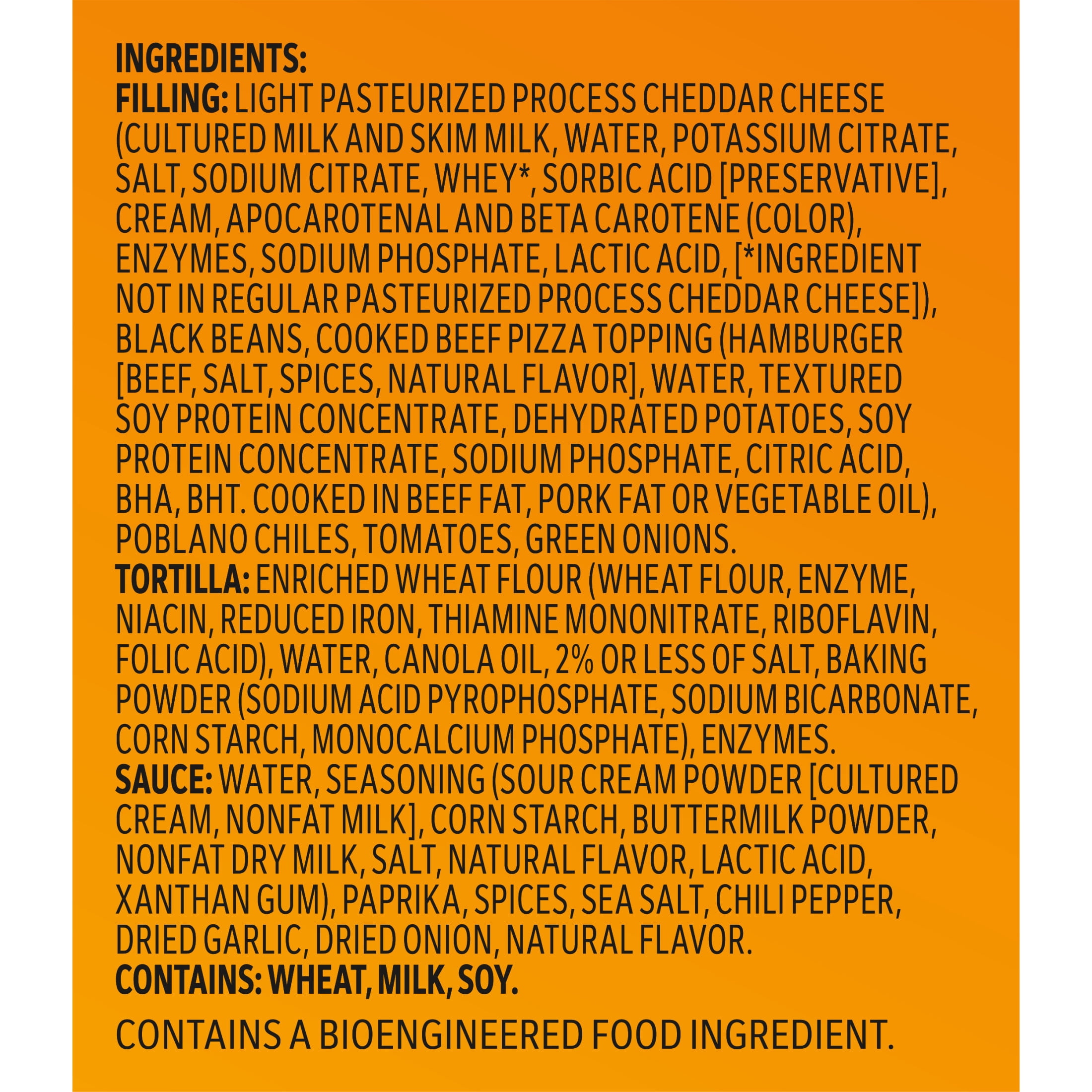 Lean Cuisine Mexican Style Beef & Cheddar Quesadilla, Frozen Lunch, Individual Meals 5 oz