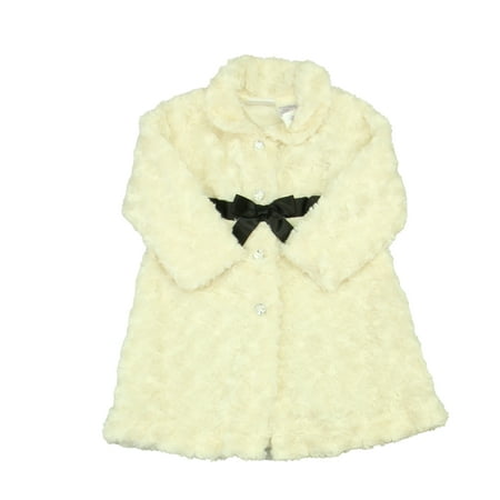 

Pre-owned BlueBeri Boulevard Girls Ivory Winter Coat size: 2T