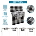 thumbnail image 7 of Table Runner Dresser Scarves 108 Inch Long, Love Heart with Positive Quote Linen Dining Table Runners Black and White Buffalo Gird Tabletop Scarf for Wedding Holiday Party Kitchen, 7 of 7