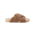 thumbnail image 3 of Dearfoams Cozy Comfort Women's Crossband Slide Slippers, 3 of 6