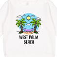 thumbnail image 3 of Inktastic Summer Vacation in West Palm Beach Toddler Sweatshirt, 3 of 4