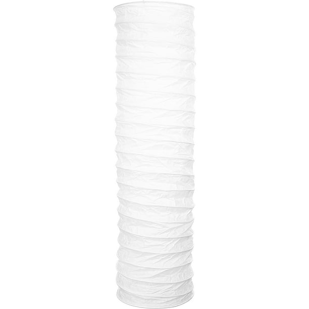 Pantalla de lámpara de pie de papel, estilo nórdico, plegable, moderna, para sala de estar y dormitorio.