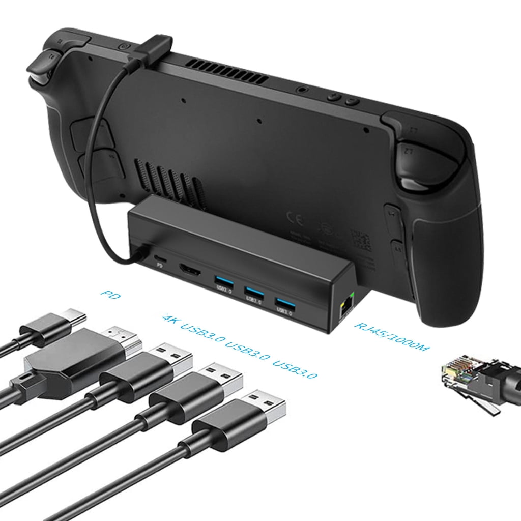 Excellent Aluminum USB C Hub For Gaming Handheld With Rapid Data Transfer And Display Output