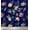 Navy Blue, variant on Soimoi Black Cotton Duck Fabric Rose Flower Watercolor Decor Fabric Printed Yard 44 Inch Wide