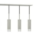thumbnail image 4 of Hexagonal Metal Frame 6 LED Light Pendant with Glass Diffuser, Gray- Saltoro Sherpi, 4 of 5