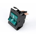 thumbnail image 1 of Hatco 02.19.076.00 DPST 16A 250V Green Rocker Switch, 1 of 1
