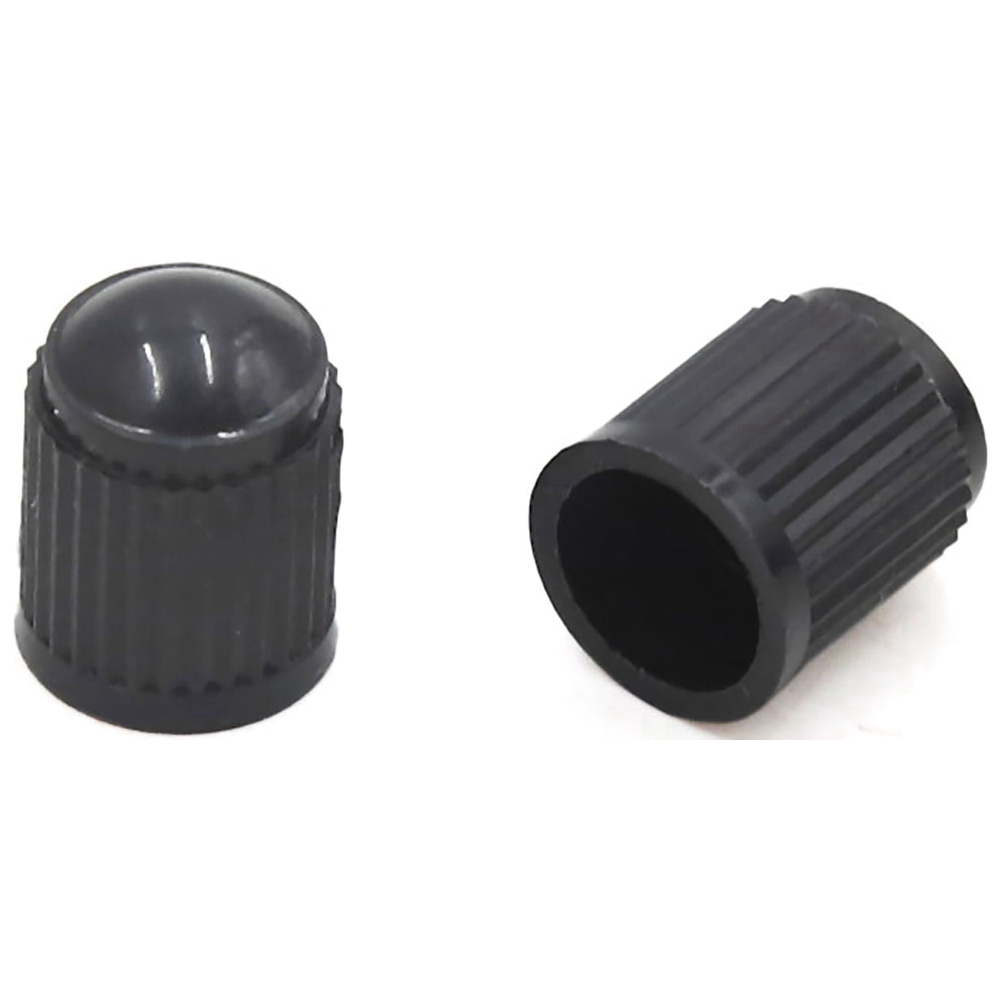 30Pcs Black Plastic Car Tire Air Valve Stem Caps Tyre Wheel Rim Dust Cover