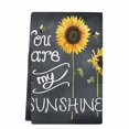 thumbnail image 2 of Sunflowers Kitchen Towels Set of 1, Classic Bee You Are My Sunshine Black Absorbent Dish Towels for Kitchen, Microfiber Hand Towel, Quick Drying Tea Towel for Cleaning Decorative Dishcloths, 2 of 7