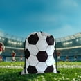 thumbnail image 4 of TIELUTT Interesting Football Pattern Fitness Double Shoulder Storage Drawstring with Container for Clothes Storage Boxes for Closet Baby Clothes Storage Organizer Clothes Bag Sweater Containers for C, 4 of 7