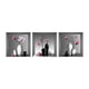thumbnail image 1 of 3 piezas de impresión floral de la pared del arte de la pintura, elegante lista para colgar imágenes de obras de arte florales estéticas, para el, 1 of 9