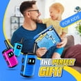 thumbnail image 5 of Walkie Talkies for Kid, 2 Way Radio, Mini Robots Walkies Talkie Outdoor Toys for Boys, Birthday Christmas Gifts for 3 4 5 6 7 8 Year Old Boys Girls-3 Packs, 5 of 6