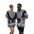 thumbnail image 6 of Black and White Traditional African  Dashiki Shirt, 6 of 10