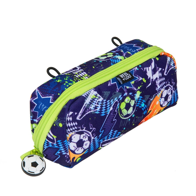 Pen Gear Sports Pencil Pouch Blue Soccer Walmart