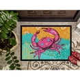 thumbnail image 3 of Carolines Treasures VHA3028MAT Coastal Pink Crab Door Mat Indoor Rug or Outdoor Welcome Mat 18x27 Doormat  27"L x 18"W, 3 of 4
