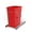 Red, variant on Rev-A-Shelf Single 35 Quart Sliding Pullout Waste Bin Container, Green