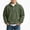 Army Green, variant on HAOTAGS Boys Sweatshirts (3-14) Warm Waffle Knit Lapel Casual Long Sleeve Pullover Tops Navy Size 7