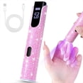 thumbnail image 2 of Lámpara UV Portátil para Uñas de Gel, Minilámpara UV Rosa Diamond para Uñas, Inalámbrica, Recargable., 2 of 5