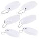thumbnail image 1 of Uxcell 6-Pack Llavero Flotante para Navegación, Anillos de Llave de Color Brillante Impermeables para Deportes Acuáticos al Aire Libre [Blanco], 1 of 6