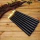 thumbnail image 2 of 6 Pack Black LED Taper Candles, Window Candles, Candle Lights, Long Candles, Battery Powered Candles(Battery Not Included), Electric Candles Window Li, 2 of 5