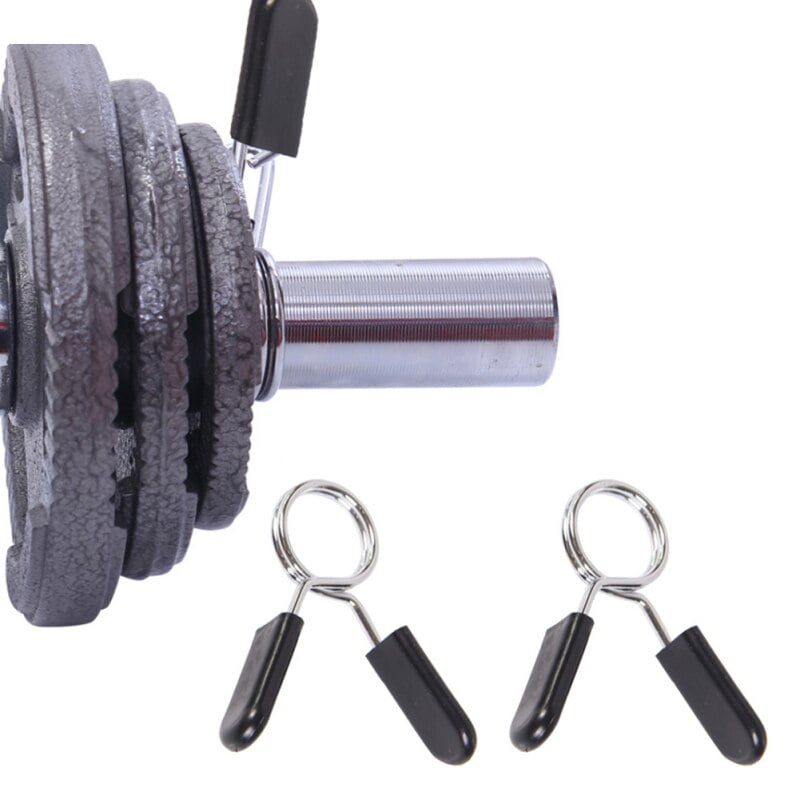 Clips Dumbbell Clamp Weight  Spinlock Collars Barbell 2pcs 25mm Bar Locks 