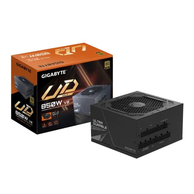 FUENTE GIGABYTE 850W 80PLUS GOLD ATX MODULAR NEGRO GP-UD850GM PG5 V2