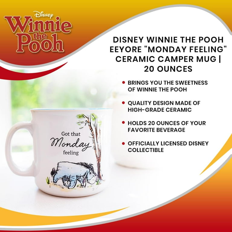 Silver Buffalo Disney Winnie the Pooh Honey Pot Sculpted Ceramic Mug |  Holds 23 Ounces