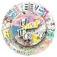 thumbnail image 4 of 100PCS Motivational Scrapbook Stickers, Small Personalized Funny Inspirational Stickers Junk Journal Planner Scrapbook Supplies for Vision Board Water Bottle Adults Emotional Support, 4 of 6