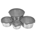 thumbnail image 3 of Stainless Steel Food Containers, 4PCS Multifunctional Metal Lunch Box  For Outdoor Camping For School, 3 of 8