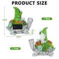 thumbnail image 2 of Solar Statue Lamp,Turtle Genie Resin Ornament Lamp,Garden,Lawn,Patio,Balcony,Yard Decorations., 2 of 8
