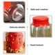 thumbnail image 2 of KAKOWELY Porta dulces navideños Tarro de galletas navideño Botella de dulces navideños Recuerdo de fiesta de Navidad, 2 of 5