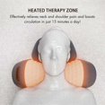 thumbnail image 3 of Electric Pillow Massage Neck Hump, 3-in-1 Heated Pillow Traction Massager, Heated Neck Support Memory Foam Pillows (Gray), 3 of 16