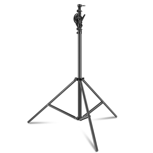 Support de Lumière 4M/157 Po Support Réglable 2-en-1 Trépied Multifonctionnel Capacité de Charge 5kg/11lbs avec Sac de Sable Vis 1/4 Po & 3/8 Po pour Trépied Softbox Studio