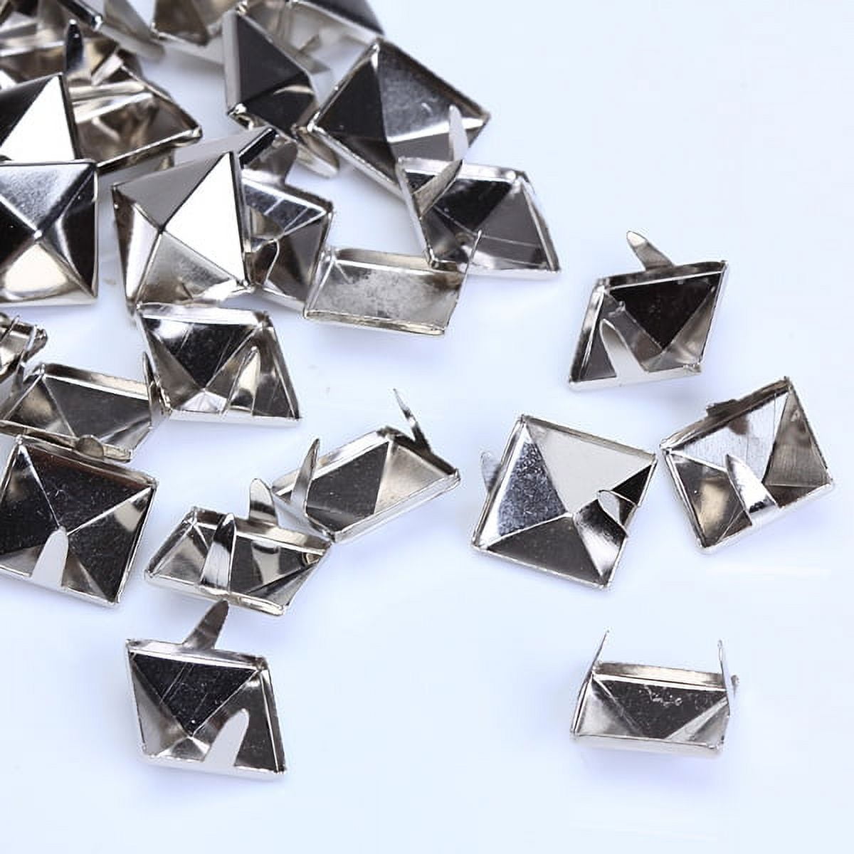 Incraftables Assorted Studs and Spikes Set 100pcs Silver Spikes