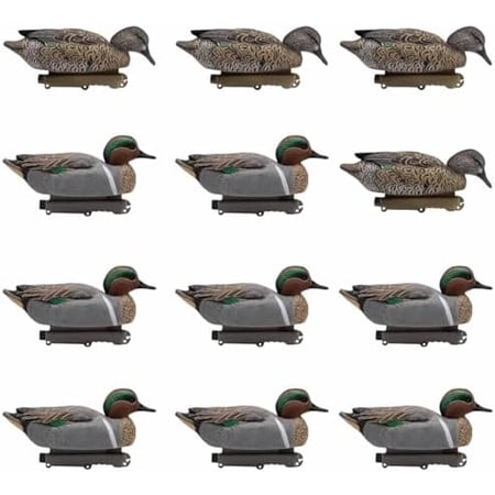 HD Green-Winged Teal Floater Duck Decoys 12 Pack$$Other