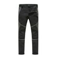 thumbnail image 2 of Lroveb Mens Hiking Pants Quick Dry Lightweight Zip Off Outdoor Travel Camping Fishing Pants Waterproof Rain Pants Grey, 2 of 3