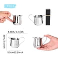 thumbnail image 2 of Jarra de leche de acero inoxidable Sincero 90ml para Barista capuchino café expreso salsa de crema 1 ud, 2 of 5