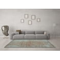 thumbnail image 3 of Ahgly Company Indoor Rectangle Abstract Light Blue Contemporary Area Rugs, 5' x 8', 3 of 4