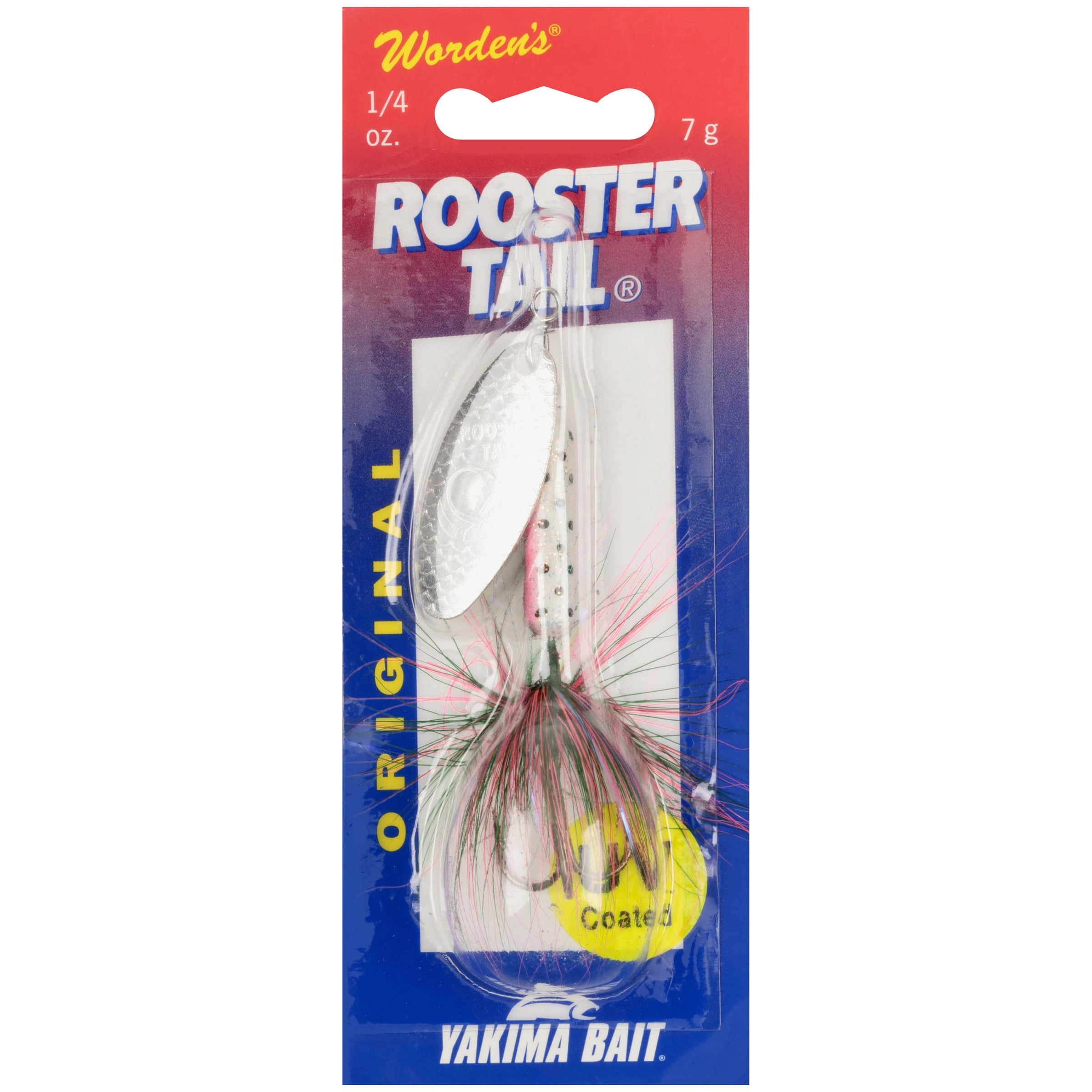 Isca Artificial Rooster Tail YAKIMA BAIT 1/8 OZ - Cor Shimmer Fire Tiger -  Garateia