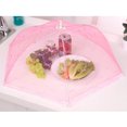 thumbnail image 3 of Malla protectora plegable para alimentos con forma de paraguas. Protege la comida de insectos y moscas en picnics, barbacoas y más (color aleatorio)., 3 of 6