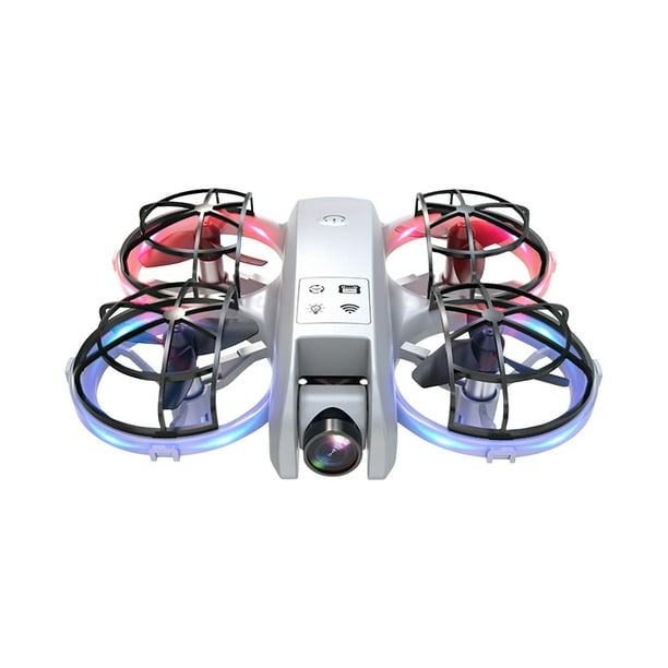 Pisexur - Drone electrónico para hombre con cámara ESC y luz fría, control remoto con pantalla de 4,3 pulgadas, juguetes, regalos para niños, con retención de altitud, modo sin cabeza, ajuste de velo