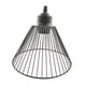 thumbnail image 3 of Jaula de alambre de hierro Yinane para lámpara jaula de metal hueca para bombillas rústica para cocina dormitorio cafetería y exterior Trapecio, 3 of 8