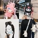 thumbnail image 2 of Melody Kuromi para Samsung Galaxy A13 A33 A53 A73 A01 A11 A21 A21s A51 A71 A72 A12 A52 A32 A42 A02s A22 A03s cartera suave TPU caso xuanjing  unisex, 2 of 2