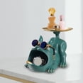 thumbnail image 4 of GROWTH TANK Dog Desk Storage Tray Statue Candy Jewelry Tray Multifunction Decorative Storage Green, 4 of 7