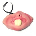 thumbnail image 4 of Funny Clown Masque Adulte en Latex Fête Cosplay Halloween Fête Horrible Demi-Visage Masque, 4 of 4