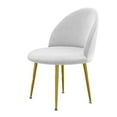 thumbnail image 2 of Silver Fox Velvet Fabric Elastic Home Hotel Dining Chair Duckbill Chair Cover, 2 of 6