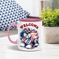 thumbnail image 5 of Schnauzer Patriotic Welcome for 4Th of July Independence Day 11oz Accent Two-tone Mug Miniature Schnauzer Dog Lover Coffee Tea Cup - 00010, 5 of 5