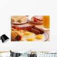 thumbnail image 1 of Breakfast Wall Mural by Wallmonkeys Peel and Stick Graphic (36 in W x 24 in H) WM277422, 1 of 4
